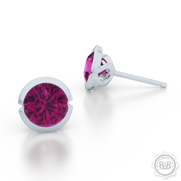 Elegant Design with a Modern Appeal – Mystic Rhodolite Garnet Martini Stud Earrings Handcrafted in Sterling Silver. Find The Perfect Pair for Your Budget. Make it Personal - Choose Your Gemstones! Free Shipping on All USA Orders. 30-Day Returns | BASHERT JEWELRY | Boca Raton, Florida
