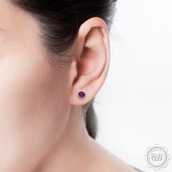 Elegant Design with a Modern Appeal – Mystic Rhodolite Garnet Martini Stud Earrings Handcrafted in Sterling Silver. Find The Perfect Pair for Your Budget. Make it Personal - Choose Your Gemstones! Free Shipping on All USA Orders. 30-Day Returns | BASHERT JEWELRY | Boca Raton, Florida