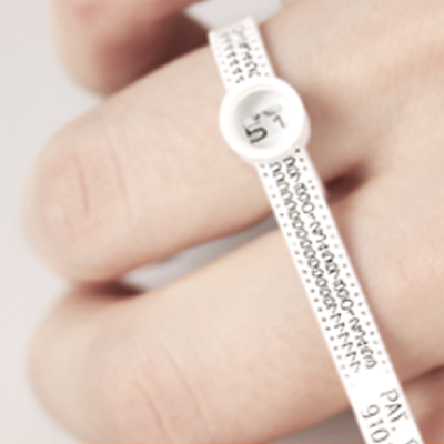 Bashert Jewelry universal ring-sizer.