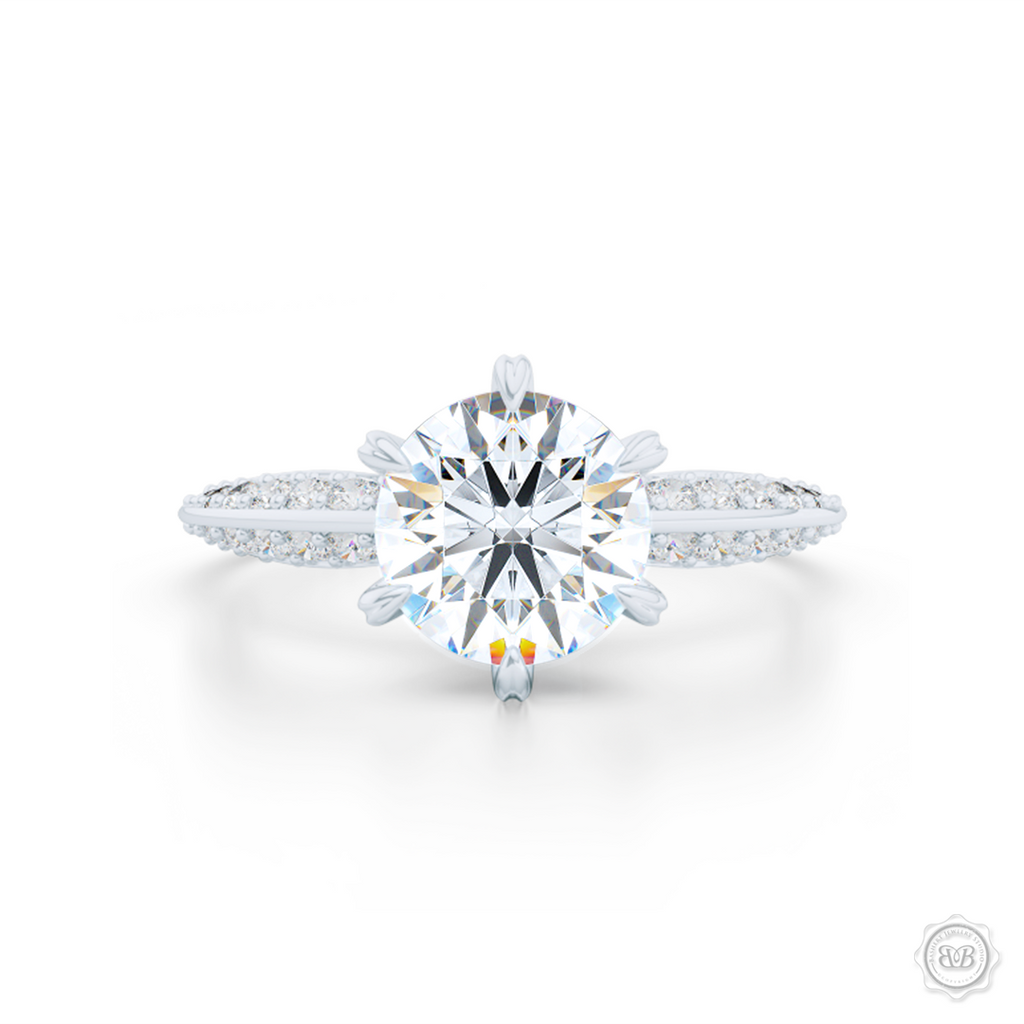 Round Classic Six Prong Solitaire Diamond Engagement Ring