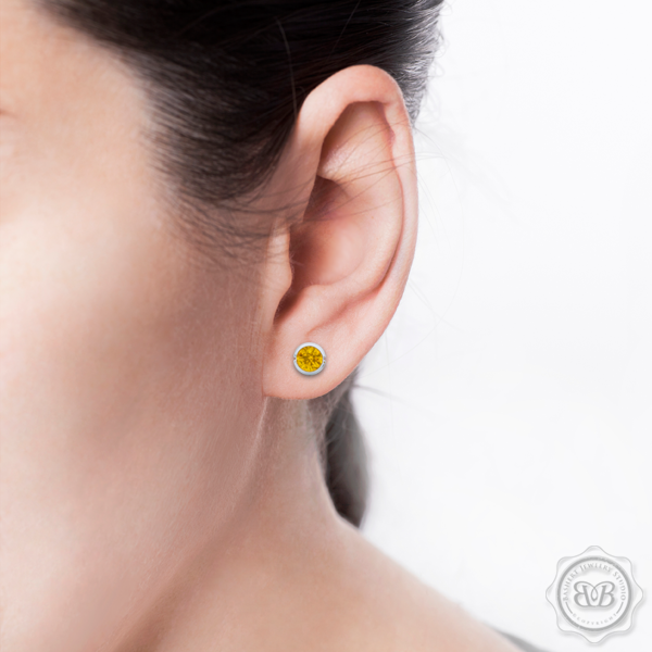 Elegant Design with a Modern Appeal – Martini Stud Earrings Handcrafted in Sterling Silver and Sun-Kissed Citrines. Find The Perfect Pair for Your Budget. Make it Personal - Choose Your Gemstones! Free Shipping on All USA Orders. 30Day Returns | BASHERT JEWELRY | Boca Raton, Florida