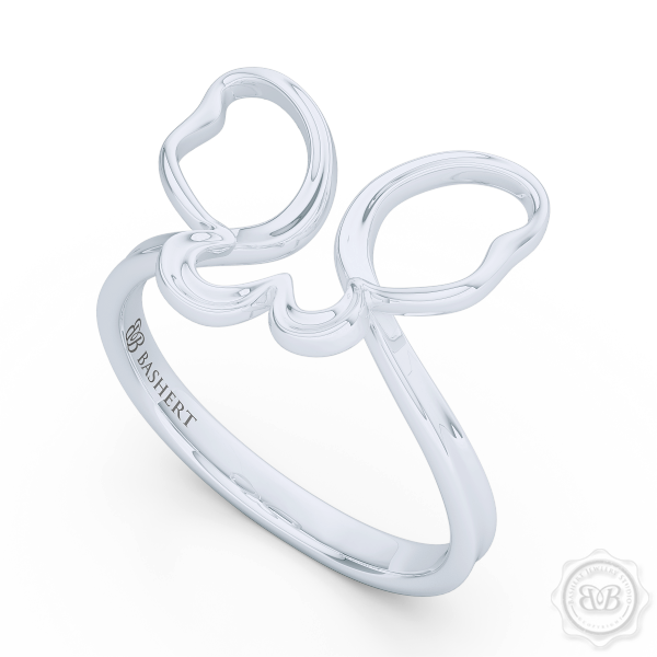 Forever Young Fashion Ring.  Open Butterfly Infinity Wings.  Free Shipping to all USA. 30-Day Returns. BASHERT JEWELRY | Boca Raton, Florida