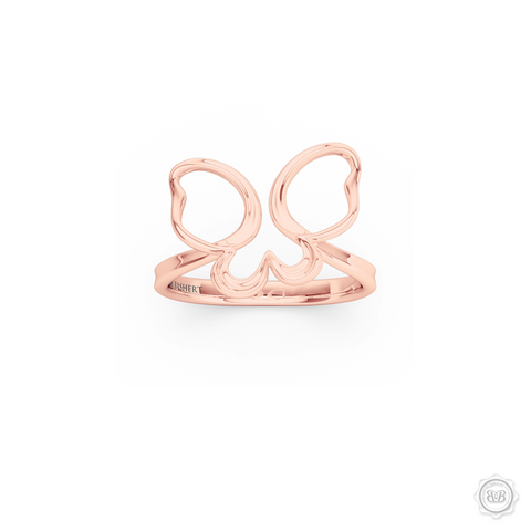 Forever Young Fashion Ring.  Open Butterfly Infinity Wings.  Free Shipping to all USA. 30-Day Returns. BASHERT JEWELRY | Boca Raton, Florida