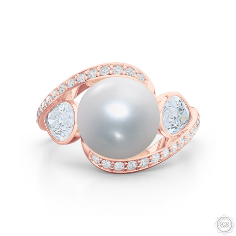 Shop Pearl Rings | Pearl Diamond Rings at Shane Co.