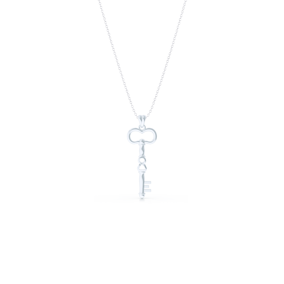 Classic Skeleton Key Pendant Necklace BASHERT JEWELRY Bashert Jewelry